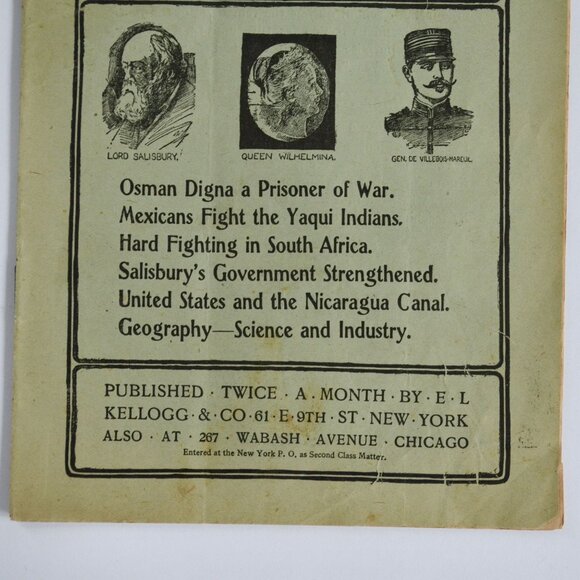 February 15 1900 Our Times Magazine Antique - Picture 3 of 6